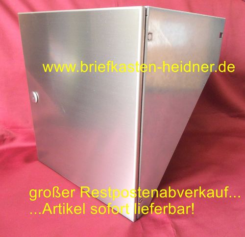 MDH33: Renz-Mauerdurchwurf-Briefkasten, 1-tlg., Fixtiefe 300 mm, Tür weiß, grau, anthrazit oder VA