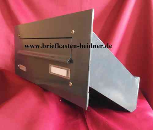 MDH101: Knobloch-Mauerdurchwurf-Briefkasten 1-teilig, 300 mm, tiefenverstellbar, Farbauswahl
