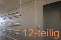 12-teilige Unterputz-Briefkastenanlagen