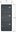 UPH126 Knobloch-Unterputz-Briefkastenanlage, 3-teilig, Tiefe 100, Rahmen TE120, Farbauswahl