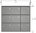 UPH140 Knobloch-Unterputz-Briefkastenanlage, 9-teilig, Tiefe 100, Rahmen TE120, Farbauswahl