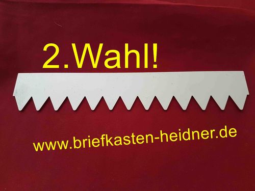 SOH102-2.Wahl gezackte Entnahmesicherung Entnahmeschutz für 300mm breite Briefkästen Edelstahl